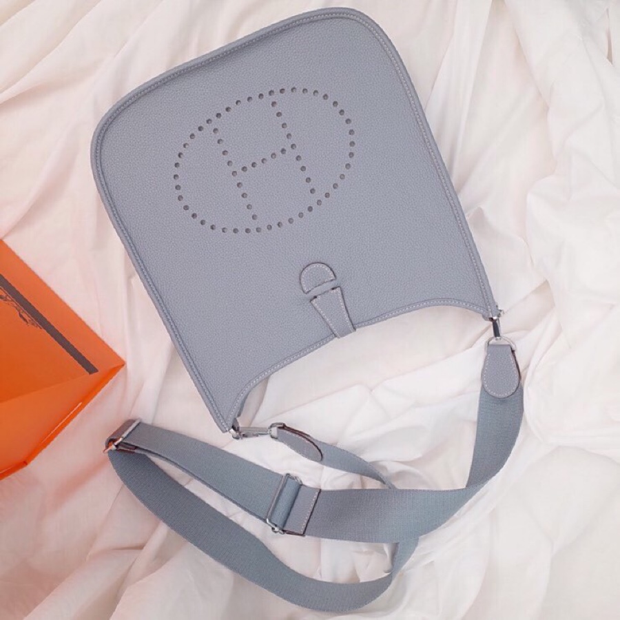 에르메스 에블린29 린넨블루 은장